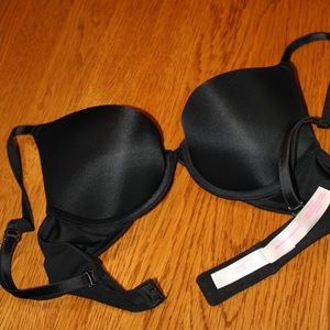 VS PINK black push up bra